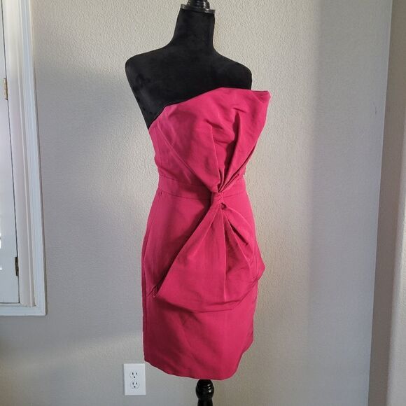 THAKOON Runway Mini Dress Fucsia Size 4 NWT - Picture 1 of 11